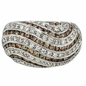 Le Vian 14k white gold chocolate diamond ring